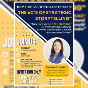 Bronx Advanced speakers presents: The 6C’s of Strategic Storytelling™